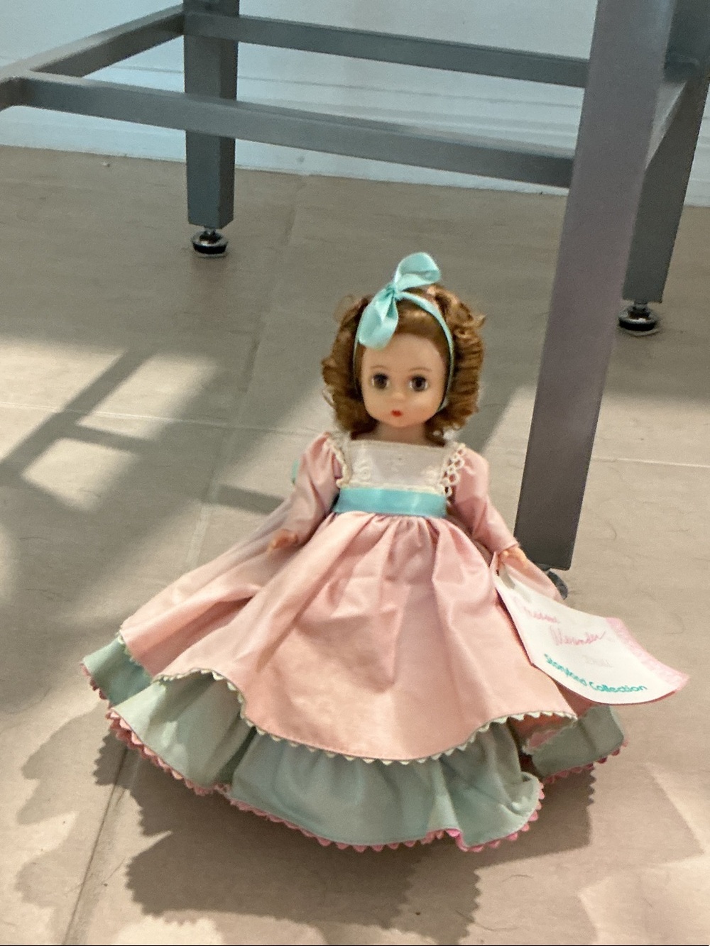 Madame Alexander Pink and Mint Vintage-Style Fashion Doll with Bow Headband